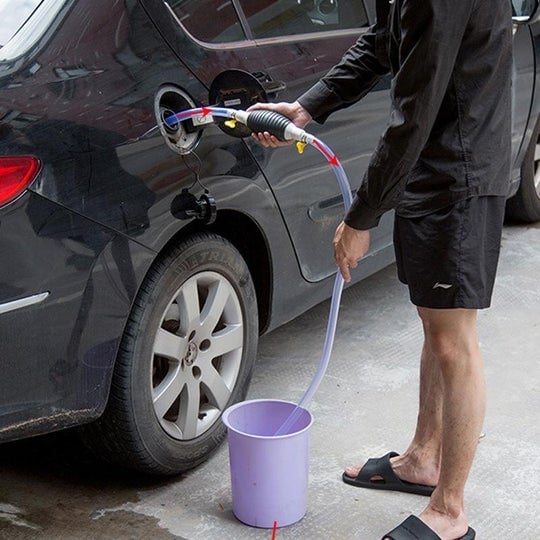 Håndpumpe for drivstofftank