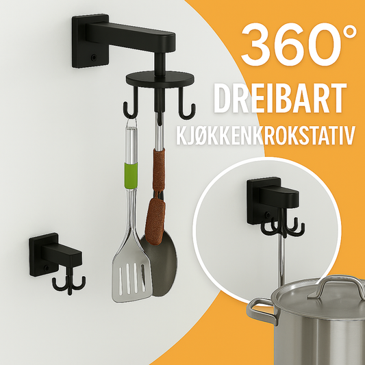 Roterbar 360° krokorganisator for kjøkkenet